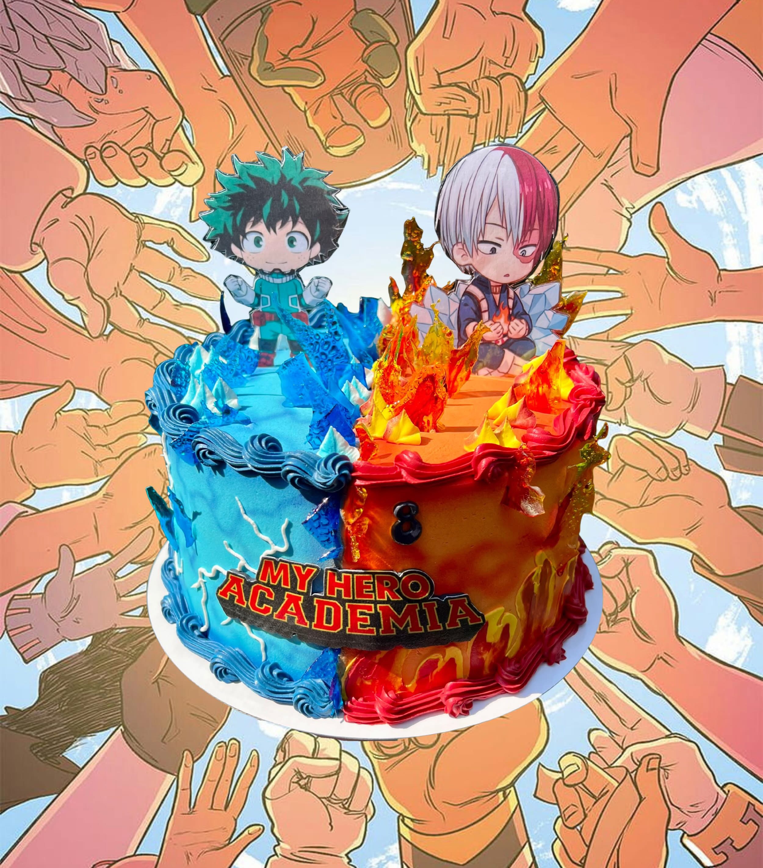 My Hero Academia cake