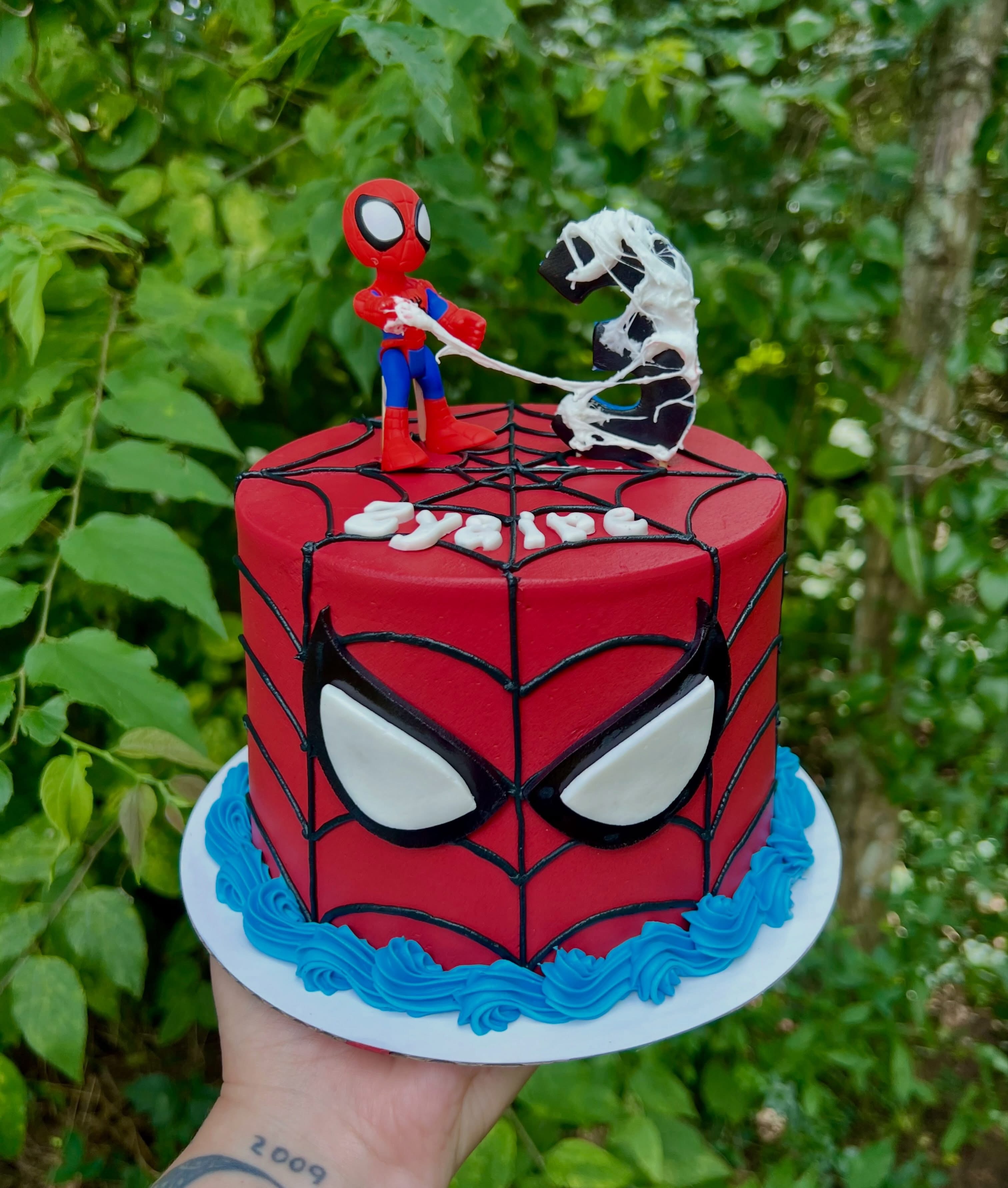 Spider-Man birthday cake